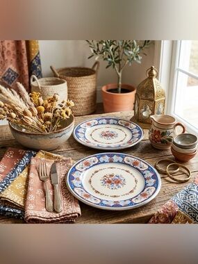 Lenox Interlude pattern dinner plates set (2)